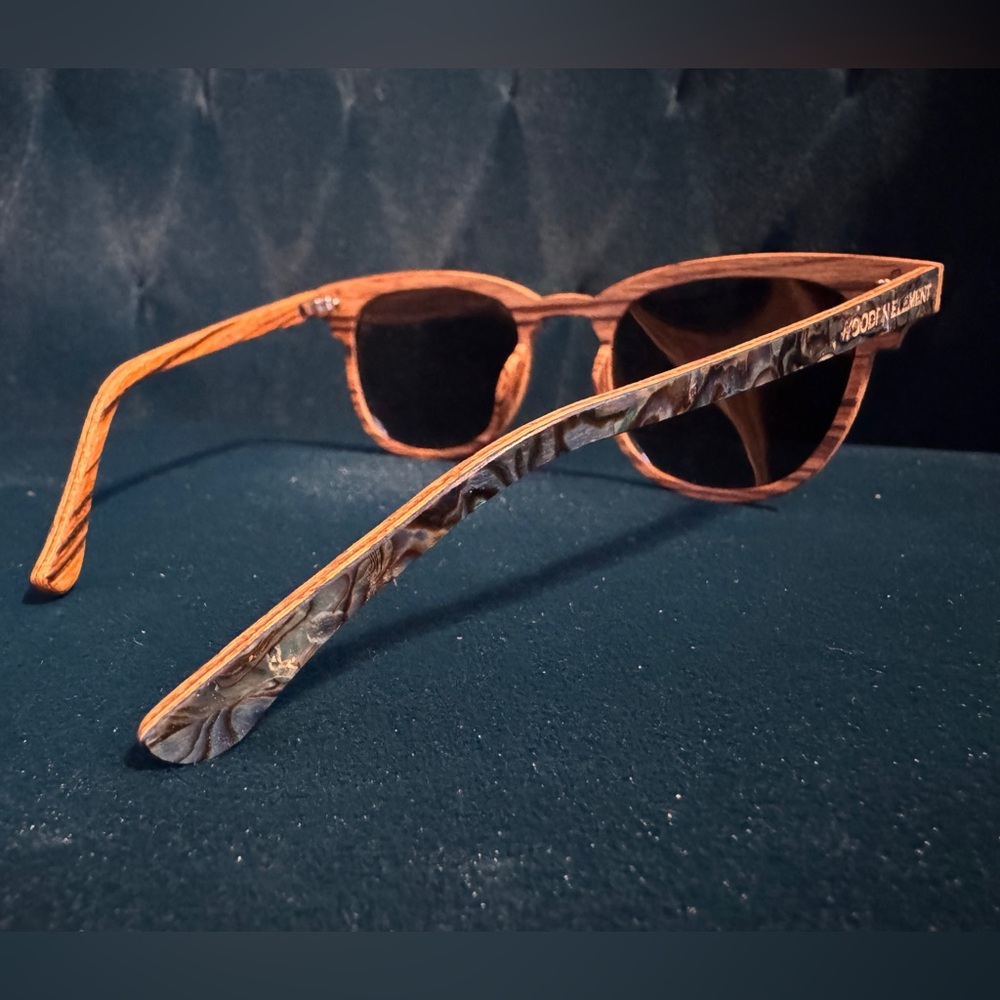 NWT Wooden Elements Abalone Shell Maple Casablanca Sunglasses Every Pair Unique - Picture 5 of 7